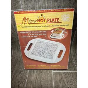 Micro Hot Plate Thermal Insulating Stone ~ Microwave And Keeps Food Hot